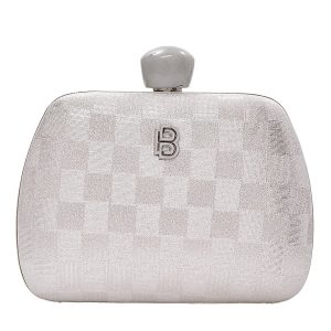Τσάντα φάκελος clutch JH-21986 - Ασημί