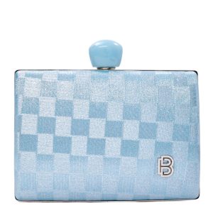 Τσάντα φάκελος clutch -JH-21985 - Γαλάζιο