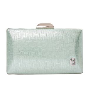 Τσάντα φάκελος clutch -JH-21976 - Ανοιχτό Πράσινο