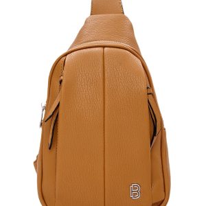 Τσαντάκι χιαστί QR-23972 - Κάμελ