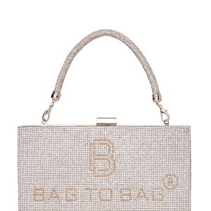 Τσάντα φάκελος clutch CK6020 - Ασημί