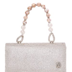 Τσάντα φάκελος clutch JH2211 - Ασημί