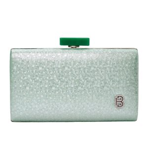 Τσάντα φάκελος clutch -JH-21991 - Ανοιχτό Πράσινο
