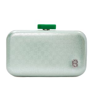 Τσάντα φάκελος clutch -JH-21977 - Ανοιχτό Πράσινο
