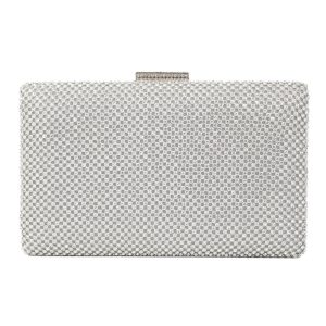 Τσάντα φάκελος clutch JH2230 - Ασημί