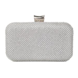 Τσάντα φάκελος clutch JH2229 - Ασημί