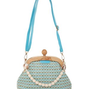 Τσάντα φάκελος clutch JH22006 - Γαλάζιο