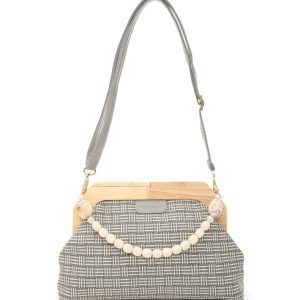 Τσάντα φάκελος clutch JH-22007 - Γκρι