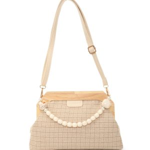 Τσάντα φάκελος clutch JH-22007 - Apricot