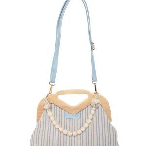 Τσάντα φάκελος clutch JH-22008 - Γαλάζιο