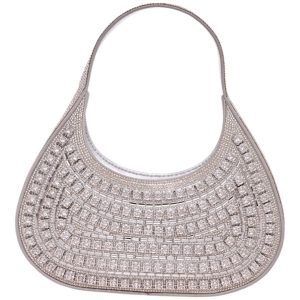 Τσάντα φάκελος clutch MD2406 - Ασημί
