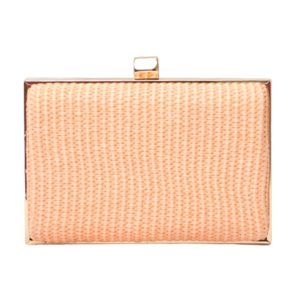 Τσάντα φάκελος clutch -21889 - Πορτοκαλί