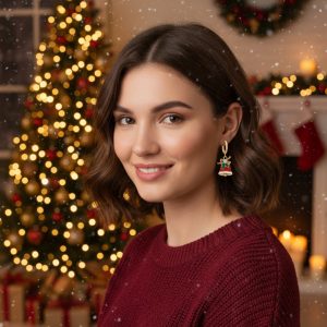 Ατσάλινα Σκουλαρίκια Christmas BellsA33210