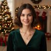 Ατσάλινο Κολιέ Santa & Charms | Steel Necklace Santa & CharmsA33218