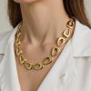 Ατσάλινο κολιέ δάκρυ Stainless steel teardrop necklace - ΧρυσόA63022
