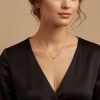 Μακρύ ατσάλινο κολιέ σε χρυσό χρώμα Stainless steel long gold necklaceB3143