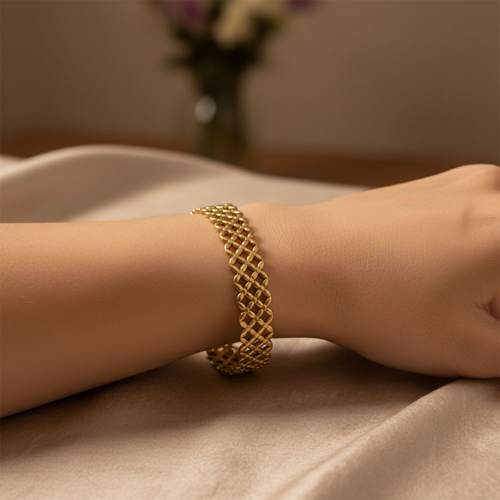 Βραχιόλι Ατσάλι Πλεκτής Δαντέλας - Ασημί Βραχιόλι Ατσάλι Πλεκτής Δαντέλας - Ασημί6428B