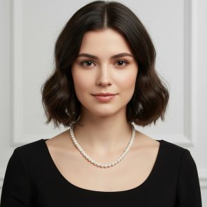 Κολιέ Πέρλες Ατσάλι 8mm A7072_2A7072-2