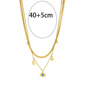 Κολιέ από Ατσάλι με Ματάκι