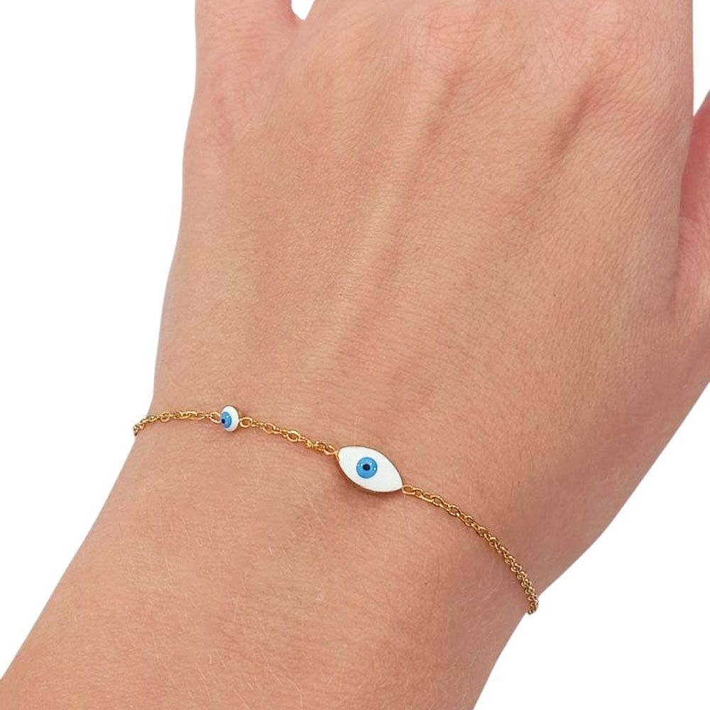 Βραχιόλι Ανοξείδωτο Ατσάλι με Ματάκι - Χρυσό Βραχιόλι Ανοξείδωτο Ατσάλι με Ματάκι - Χρυσό008858a