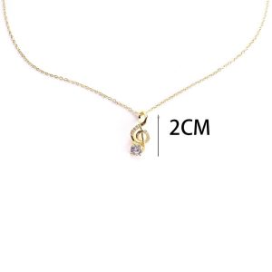 Κολιέ Κλειδί του Σολ - Χρυσό98a3e5ea9c04