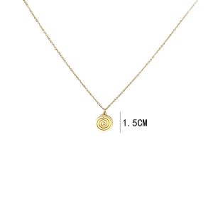 Ατσάλινο Κολιέ - Ασημί024