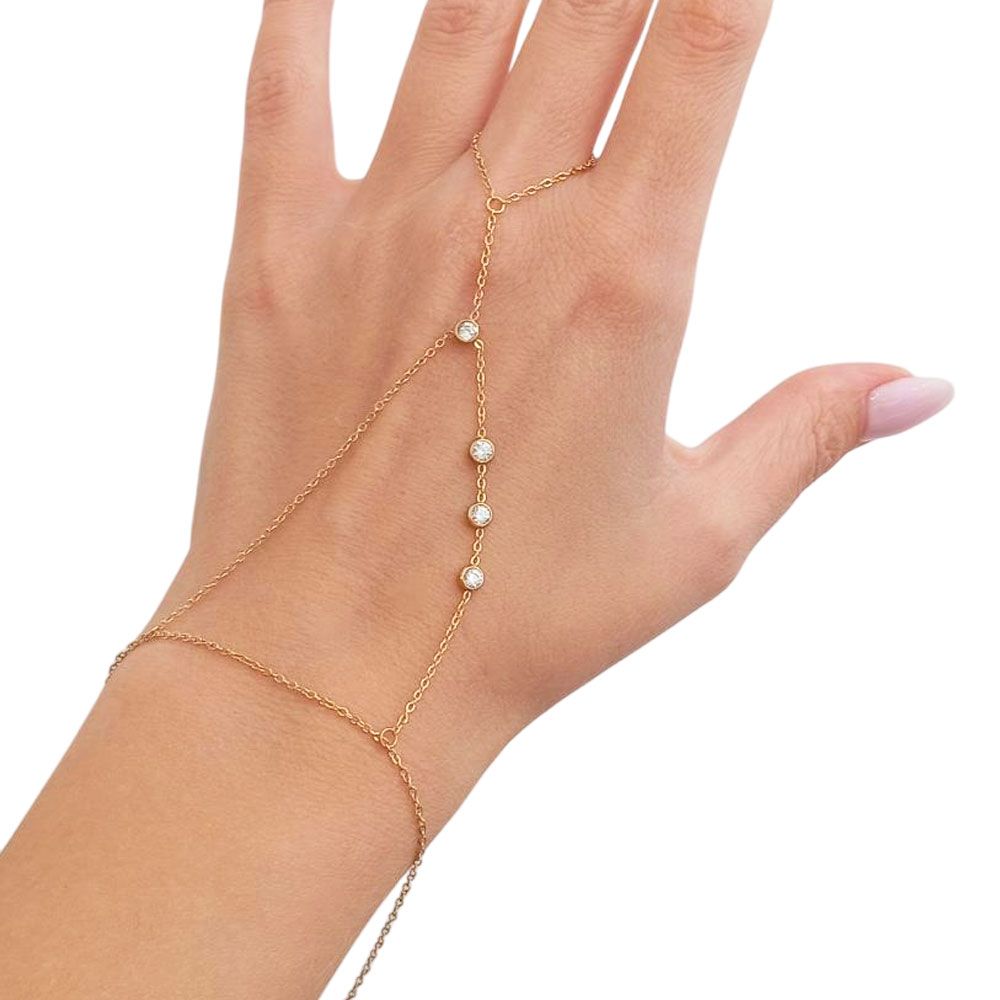 Βραχιόλι Δαχτυλίδι με Σειρά Κρυστάλλων - Χρυσό Βραχιόλι Δαχτυλίδι με Σειρά Κρυστάλλων - Χρυσό0751098a