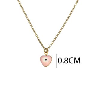 Ατσάλινο Κολιέ - ΡοζX00346C