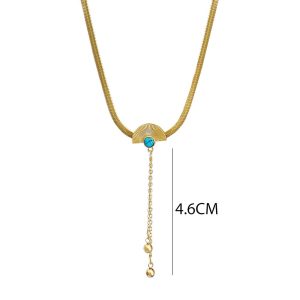 Ατσάλινο Κολιέ - ΧρυσόX00343A