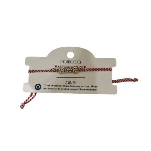 Χειροποίητο Μαρτάκι ''Love'' Με Γυαλιστερές Πέτρες Και ΜατάκιΑ10043L