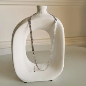 Ατσάλινο Κολιέ - ΑσημίA3192B