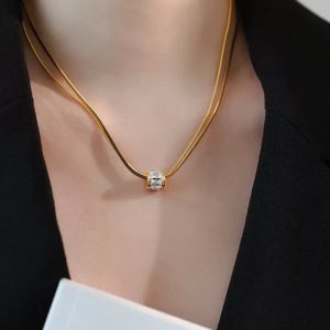 Ατσάλινο Κολιέ - ΑσημίA3241B