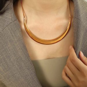 Ατσάλινο Κολιέ - ΧρυσόΑ1317