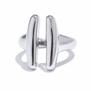 Ατσάλινο Ρυθμιζόμενο Δαχτυλίδι - ΧρυσόX00336