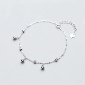 Ατσάλινο Βράχιολι Με Κρεμαστές Μπίλιες - ΧρυσόΑ3658Α