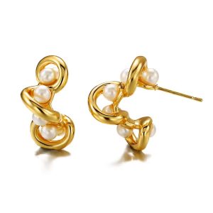 Ατσάλινα Σκουλαρίκια ΚρεμαστάA0004