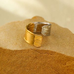 Ατσάλινο Ρυθμιζόμενο ΔαχτυλίδιX00202