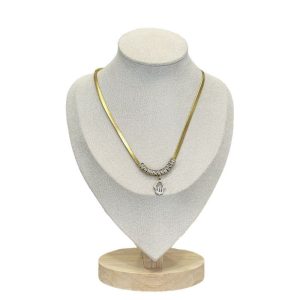 Ατσάλινο Κολιέ - Χρυσόe23c30d902f8