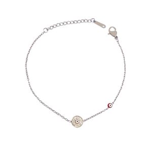 Ατσάλινο Βραχιόλι - ΜπλεA1054