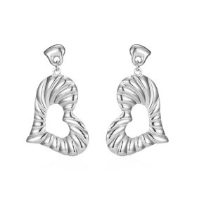 Ατσάλινα Σκουλαρίκια Κρεμαστά - ΧρυσόA1156