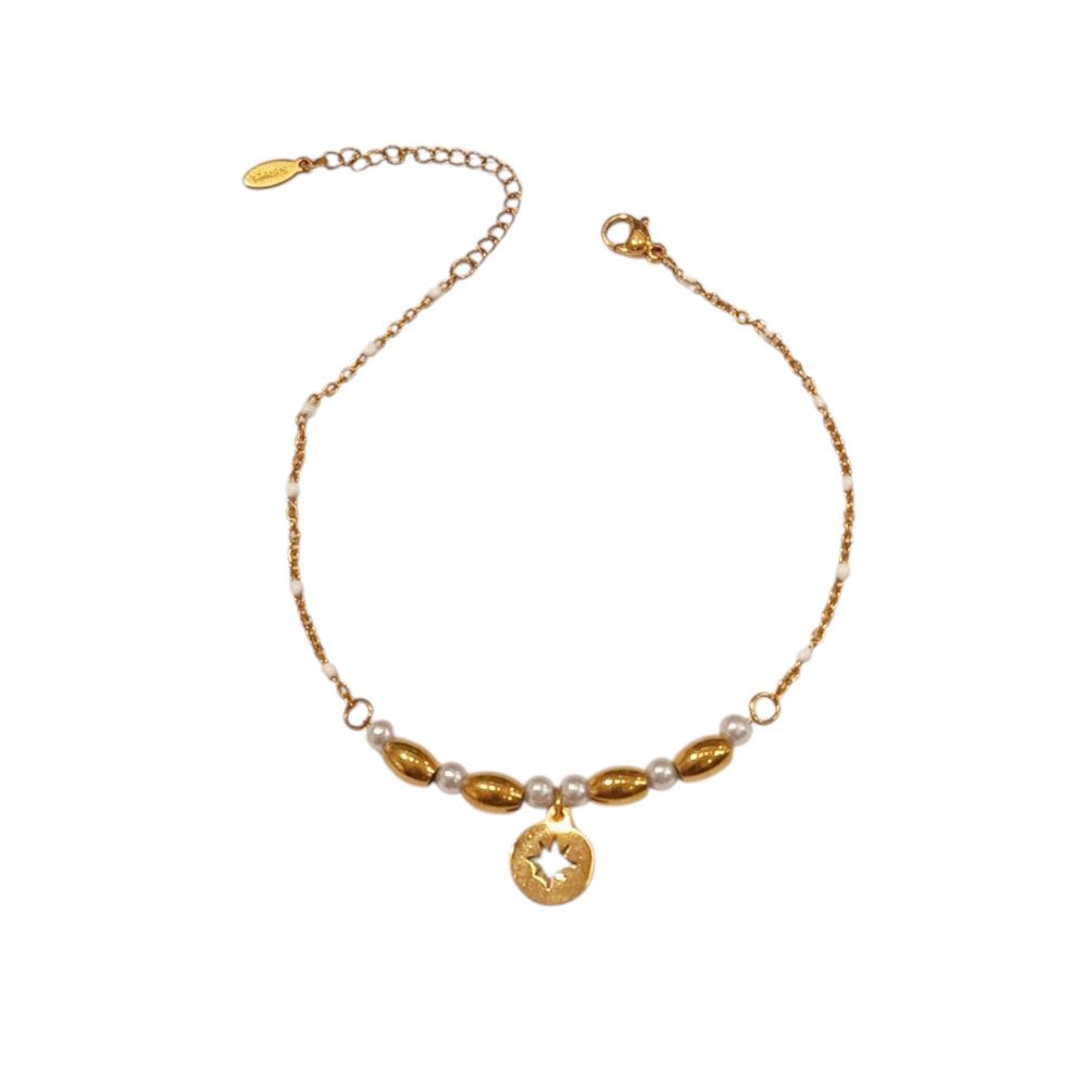 βραχιόλι ποδιού με πέρλες βραχιόλι ποδιού με πέρλες