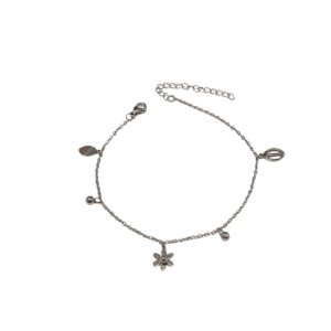 Φύλλο & Μπίλιες Χρυσό ή Ασημί - ΑσημίA12172B