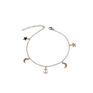 φεγγάρια και αστέρια σε χρυσό & ασημί - ΑσημίA12180B