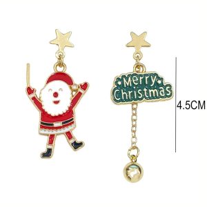 Χριστουγεννιάτικα Σκουλαρίκια ΚρεμαστάΑ1222