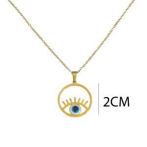 Ατσάλινο Κολιέ - ΧρυσόA1307A