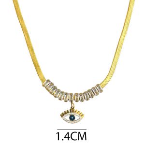 Ατσάλινο Κολιέ - ΧρυσόA1318A