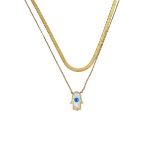 Ατσάλινο Κολιέ - ΧρυσόA1319-1A