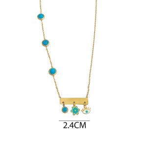 Ατσάλινο Κολιέ - ΧρυσόA1323A