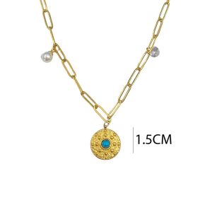 Ατσάλινο Κολιέ - ΧρυσόA1326A