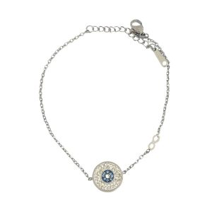 Ατσάλινο Βραχιόλι - ΓαλάζιοA1326-1A